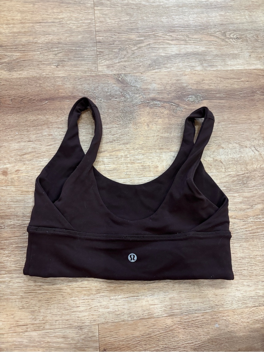 lululemon athletica Brown Scoop-Neck Sports Bra